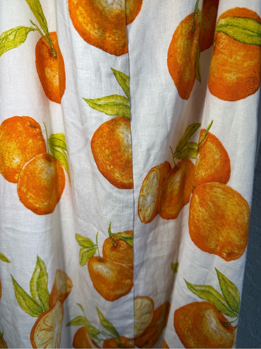 Zara Citrus Print Halter Maxi Dress NWT - Size Small - Picture 5 of 8